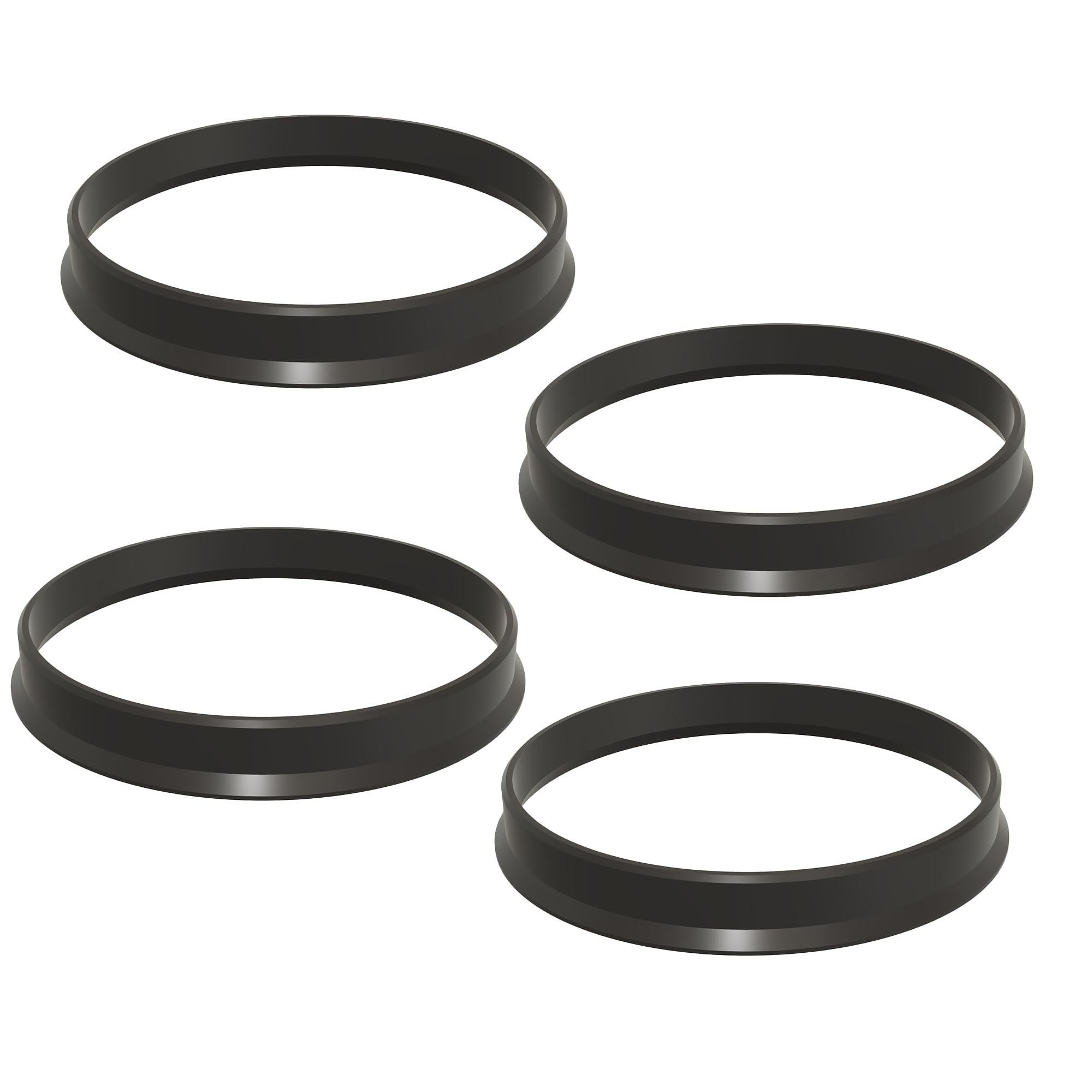 Brar Built Hub Centric Rings, ID 67.1 mm to 70.1 mm OD, Plastic